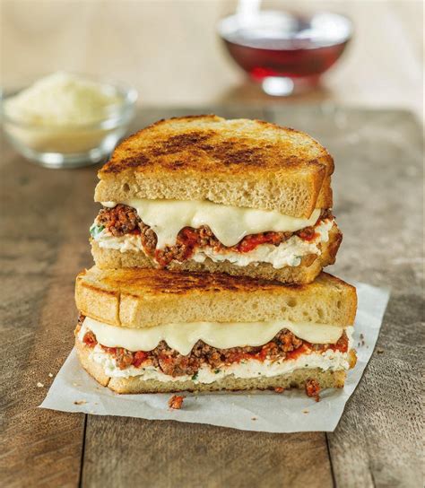Lasagna Grilled Cheese Galbani Cheese Authentic Italian Cheese