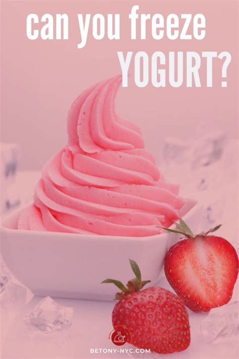 Can You Freeze Yogurt Yes Here S Ways To Freeze It Betony