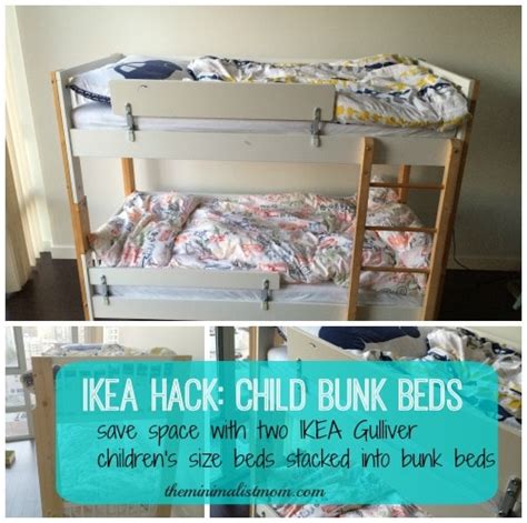 Space Saving With Kids Toddler Bunk Beds The Minimalist Mom