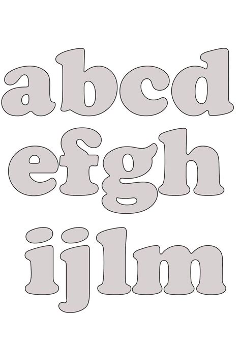 Moldes De Letras Do Alfabeto Para Imprimir 1 Tipos De Lestras Alphabet