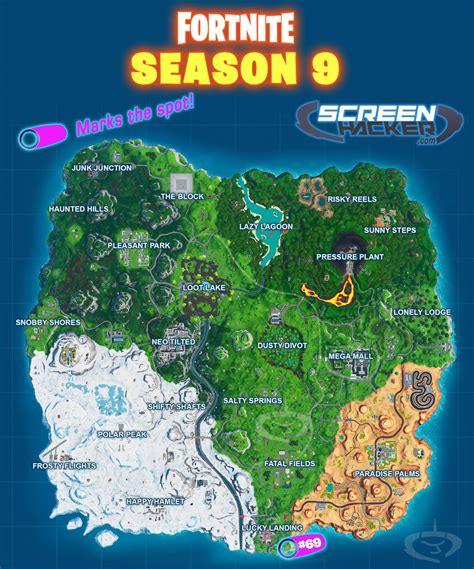 Fortnite Season 9 Fortbyte 69 Location