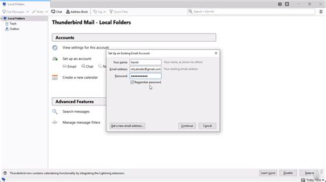 How To Setup Mweb Email Settings Thunderbird Za Mail Setup