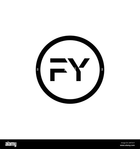 Initial Fy Letter Linked Logo Creative Letter Fy Modern Business Logo