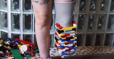 Lego Prosthetic Leg For Amputee Is The Best Thing Youll See Made Of