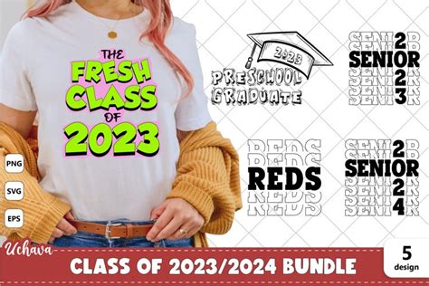 Senior 20232024 Svg Fresh 2023 Reds Preschool Graduate
