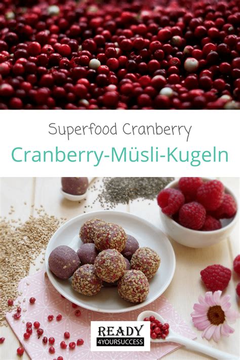 Cranberry Müsli Kugeln Ready4yourtopfigure Zuckerfreie Snacks Rezept Kekse Essen Und Trinken