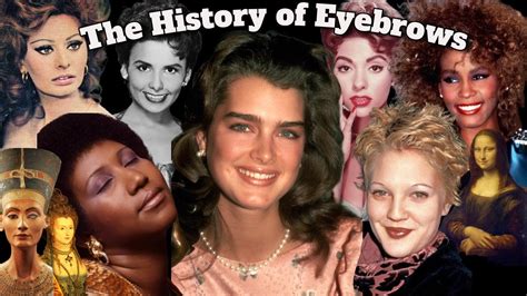 The History Of Beauty Eyebrow Trends Jen Luv Youtube
