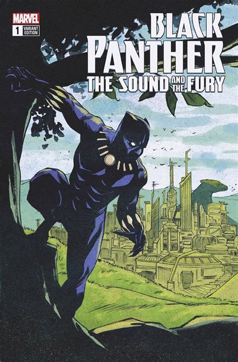 Black Panther The Sound And The Fury 1 2018 Ebay Exclusive Variant Cover By Sanford Green