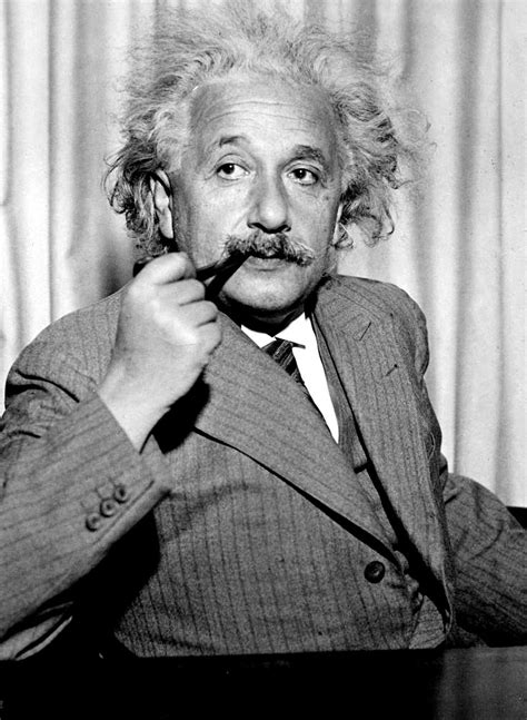 Albert Einstein Pipesmoking Genius