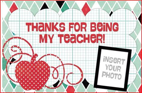 Freebie Teacher Appreciation Card Stamping
