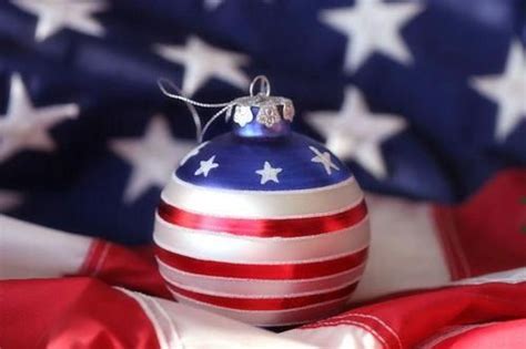 Red White Blue This Better Be My First Ornament Patriotic