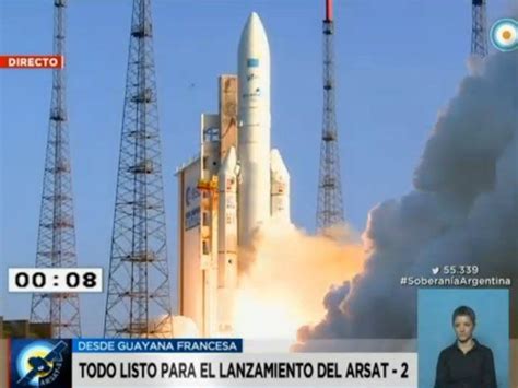 Lanzaron Al Espacio El Arsat 2 El Segundo Satélite Argentino