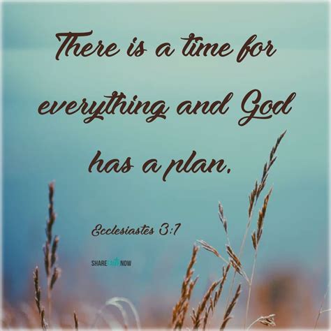 Bible Verse Of The Daythere Is A Time For Everything And God Has A