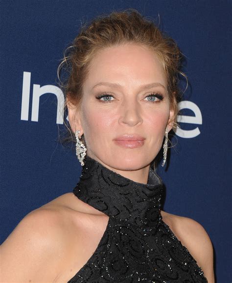 Uma Thurman The Afterparties Keep The Golden Globes Glamour Going