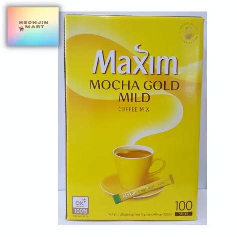 Maxim Mocha Gold Mild Coffee Mix 100stick 1200g 1stick12g Lazada Ph