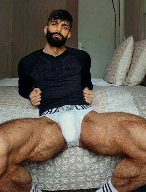 Masculine Male Hairy Legs Thighs Bearded Man Gay Phnix