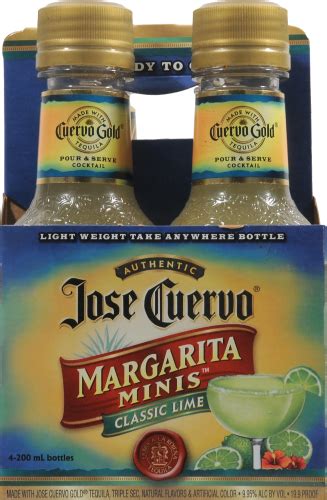 Jose Cuervo Classic Lime Margarita Minis Ready To Drink Cocktail Ct