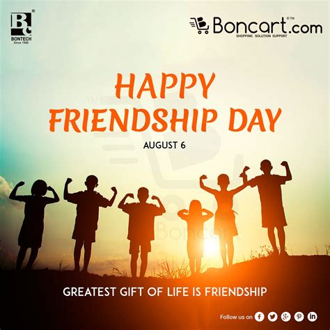 Happy Friendship Day August 6 Greatest T Of Life Is Friendship