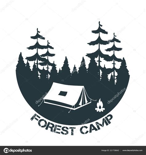 Vintage Camping Outdoor Adventure Logo Retro Camping Vintage