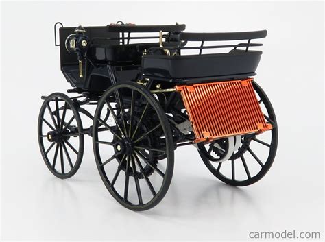 Norev 183700 Scale 118 Daimler Hd Motorized Carriage 1886 Dark Blue Met