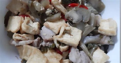 Tim babi cincang dengan tofu. 186 resep sayur asin babi enak dan sederhana - Cookpad