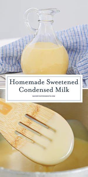 Homemade Sweetened Condensed Milk Recipe Just Two Ingredients