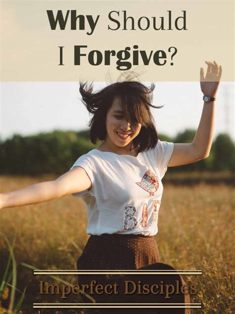 Why Should I Forgive Imperfect Disciples