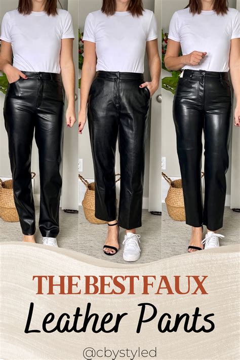 these are the most elegant leather pants outfit ideas artofit