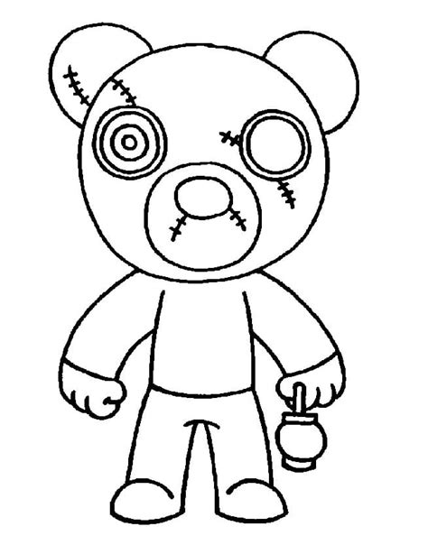 Piggy Roblox 7 Coloring Page Free Printable Coloring Pages For Kids