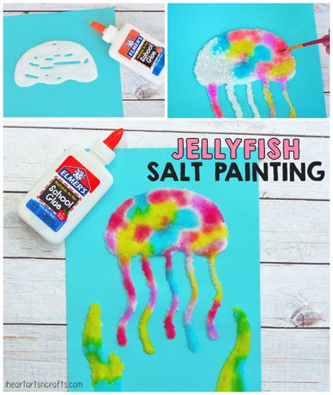 Jellyfish Salt Painting Firstcry Intelli Summer Camp