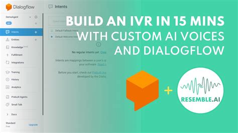 How To Build An Ivr With Custom Ai Voices In Dialogflow Youtube
