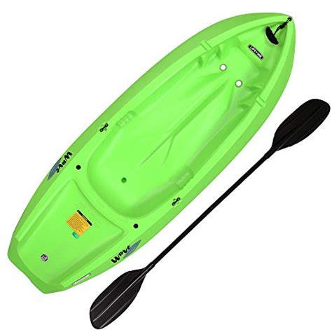 It is also good to know that the kayak comes with molded paddle cradles. Lifetime Youth Wave Kayak with Paddle, 6 Feet, Lime Green ...