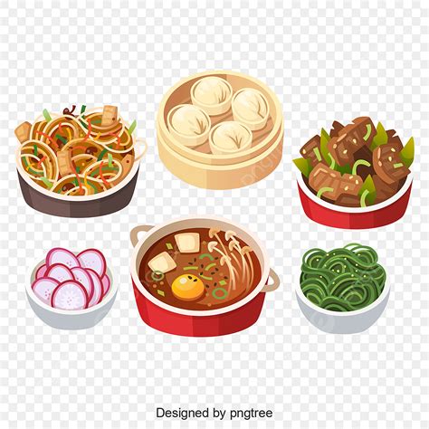 Chinese Traditional Food Vector Hd Png Images Cartoon Traditional