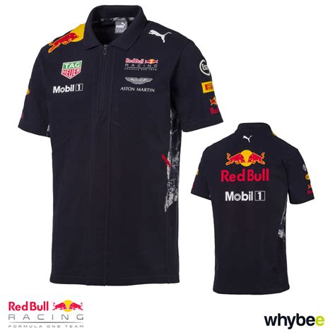 New 2017 Red Bull Racing Formula One Team Mens Polo Shirt Official