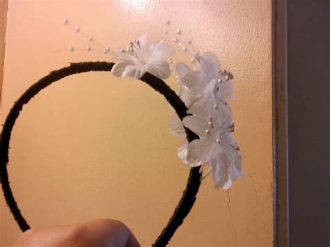 Flower Headband · A Floral Headband · Jewelry Making And Sewing On Cut
