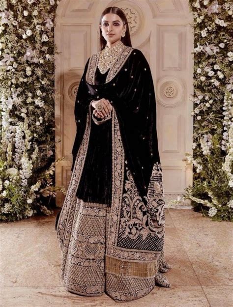 New Age Brides Love The Dark Hued Colours In Lehenga Designs Black Is One Of The Classiest