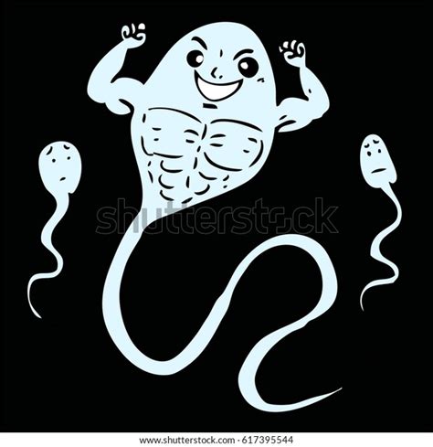 Strong Sperm Stock Vector Royalty Free 617395544