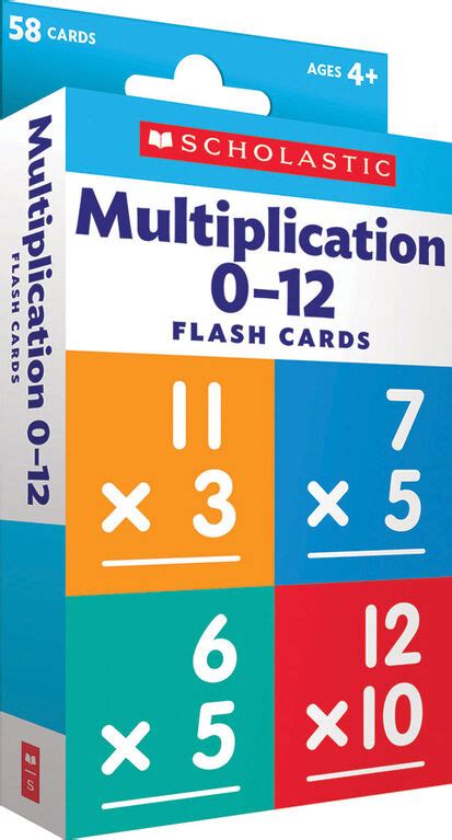 Flash Cards Multiplication 0 12 English Edition Toys R Us Canada