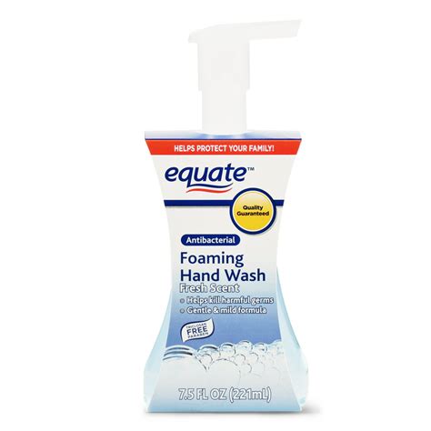 Equate Foaming Antibacterial Hand Soap Fresh Scent 75oz Walmart