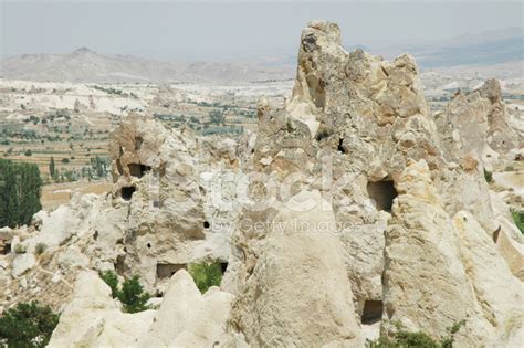 Ancient Cave Town Near Goreme Cappadocia Turkey Stock Photo Royalty