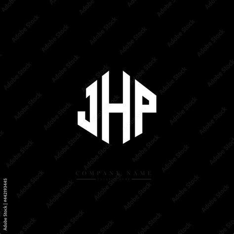 Jhp Letter Logo Design With Polygon Shape Jhp Polygon Logo Monogram