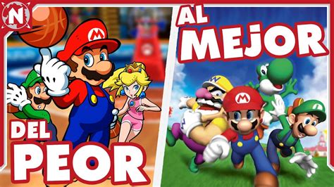 Del Peor Al Mejor Juegos De Mario En Nintendo Ds Youtube