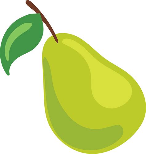 Pear Fruit Illustration Cartoon 9597281 Png