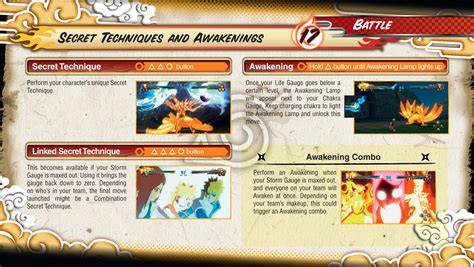 Naruto Shippuden Ultimate Ninja Storm 4 Playstation 4 Online Manual