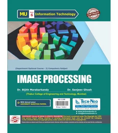Image Processing Sem 6 It Engg Tech Neo Publication Mumbai University