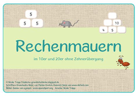 Check spelling or type a new query. Frau Locke: Rechenmauern im 20er ohne Zehnerübergang ...