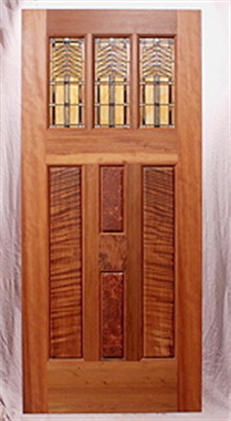 These home plans were spread out and largely one story so as to be at one with the open prairies they were designed for. Fine Custom Prairie Style Doors by Mendocino Custom Doors