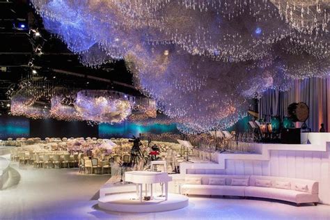 Wedding On Cloud Nine With Swarovski Crystals Light Sticks And Paper