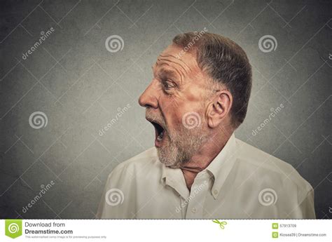 Surprised Man With Wide Open Mouth Royalty Free Stock Photography