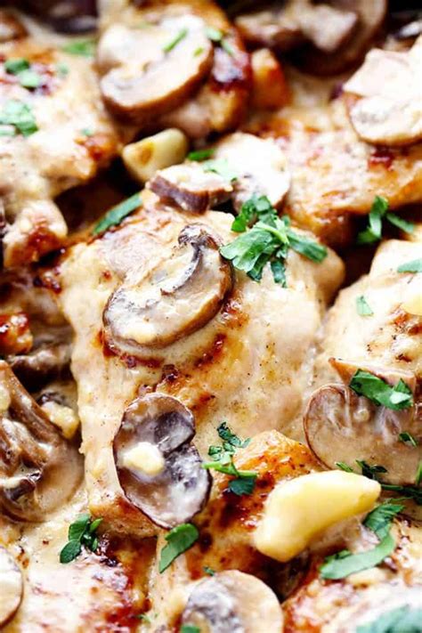 Creamy Garlic Mushroom Chicken The Recipe Critic Mindtohealth
